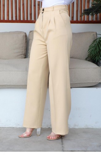 6156Nrs Palazzo Trousers Mink 9255