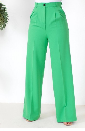 6156Nrs Palazzo-Hose Grün 9259