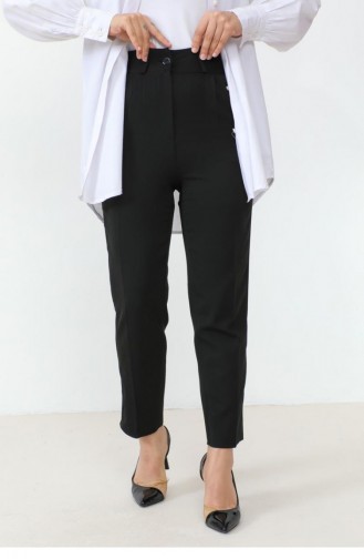 Skinny Leg Trousers 0659-01 Black 0659-01