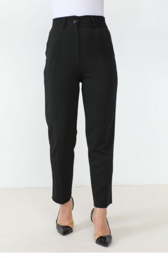 Broek Met Skinny Pijpen 0659-01 Zwart 0659-01