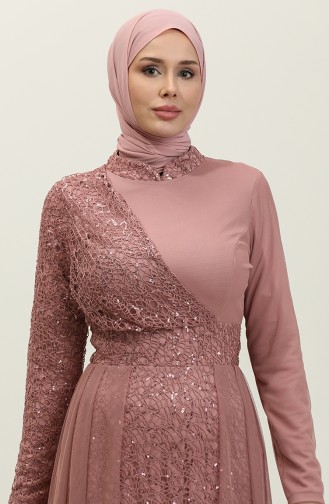 فستان سهرة لامع 5345A-03 بودرا 5345A-03