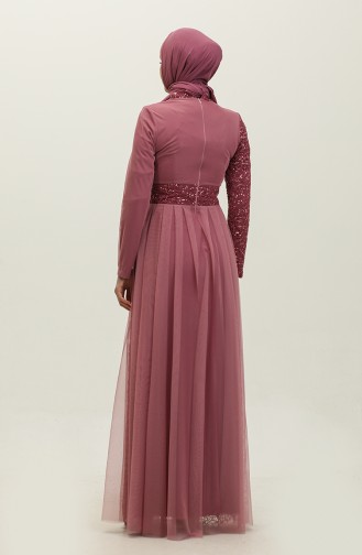 Abendkleid Mit Pailletten 5345A-05 Dusty Rose 5345A-05