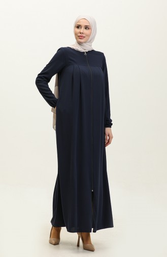 Navy Blue Abaya 5004-03