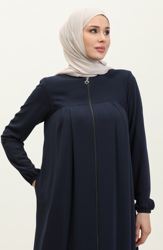 Navy Blue Abaya 5004-03