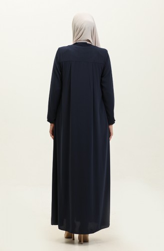 Abayas Bleu Marine 5004-03