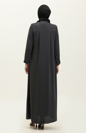 Gray Abaya 5004-06