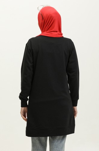Kapuzenpullover 23112-01 Schwarz Rot 23112-01