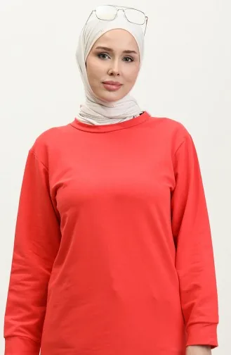 Crew Neck Sweatshirt 23124-03 Pomegranate Flower 23124-03