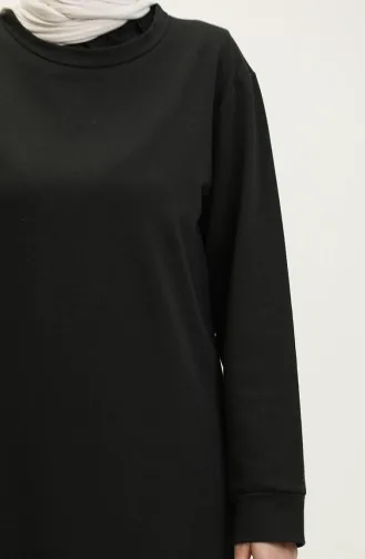 Sweatshirt Col Rond 23124-05 Noir 23124-05