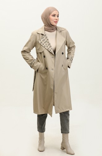 Trench-coat Imperméable Imprimé Stone K335 693