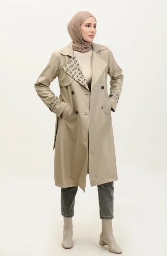 Trench-coat Imperméable Imprimé Stone K335 693