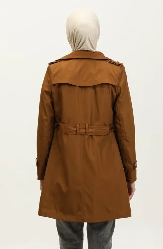 Trench-Coat Saisonnier Femme Tan 6614.Taba