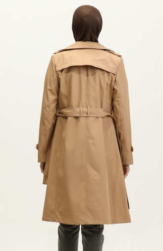 Trench Doublé Femme Taille Moyenne Camel 6825.Kamel