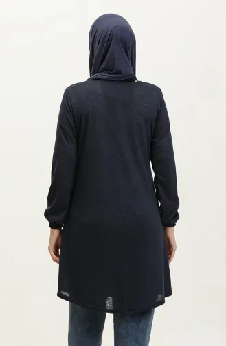 تونيك طويل سادة  8693-01 كحلي 8693-01