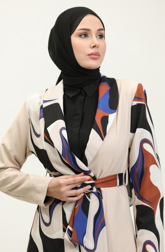 Printed Jacket Set Stone Tk227 586