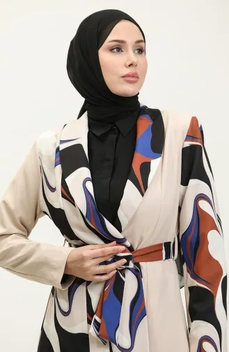Printed Jacket Set Stone Tk227 586