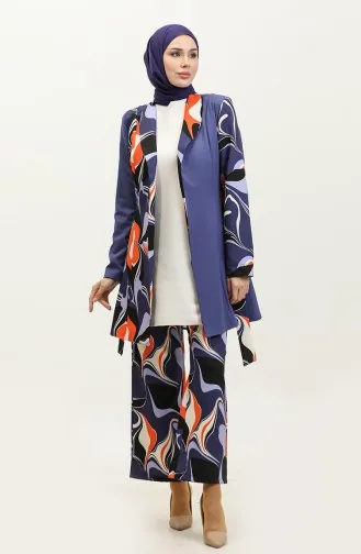 Bedrukt Jasje Blauw Tk227 589