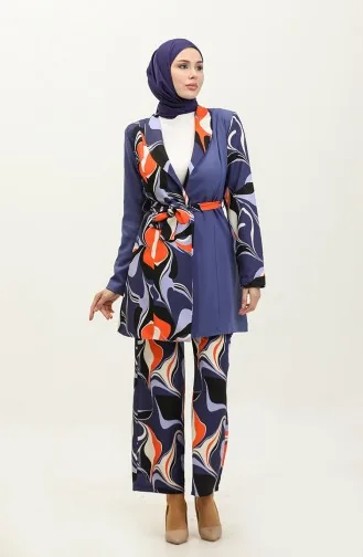 Bedrukt Jasje Blauw Tk227 589