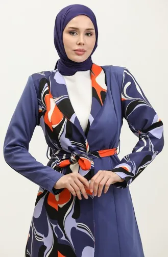 Bedrukt Jasje Blauw Tk227 589