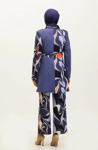 Bedrukt Jasje Blauw Tk227 589