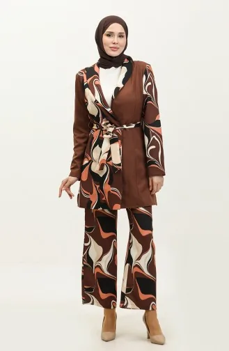 Jaspak Met Print Bruin Tk227 591