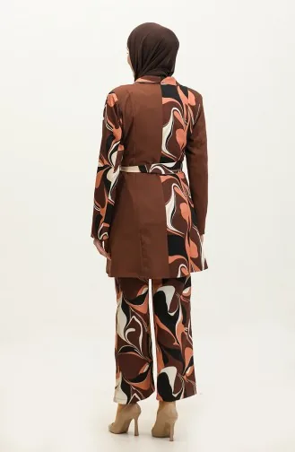 Jaspak Met Print Bruin Tk227 591