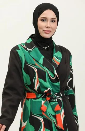 Costume Veste Imprimée Noir Tk227 592