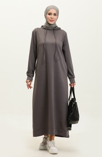 Two Thread Hooded Sports Dress 0190-10 Anthracite 0190-10