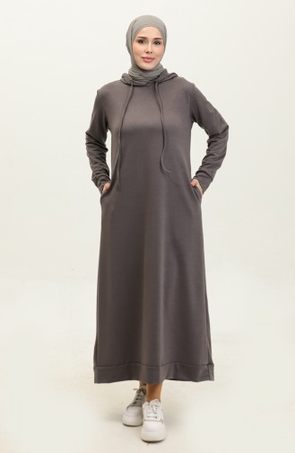 Two Thread Hooded Sports Dress 0190-10 Anthracite 0190-10