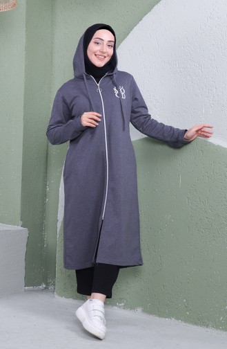 Kapüşonlu Spor Kap 3081-02 Antrasit