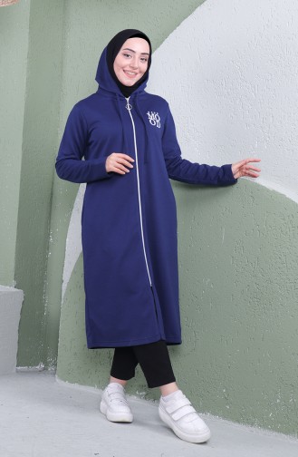 Sportmütze Mit Kapuze 3081-03 Hellmarineblau 3081-03