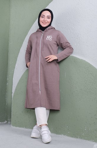 Manteau Sport A Capuche 3081-08 Vison 3081-08