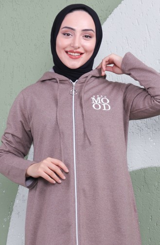 Manteau Sport A Capuche 3081-08 Vison 3081-08