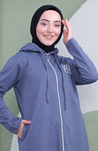 Sportpet Met Capuchon 3081-09 Indigo 3081-09