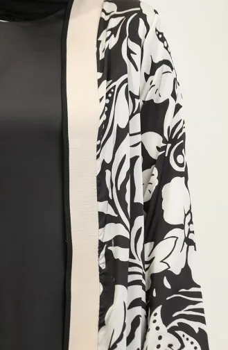 Costume Triple à Motifs Noir Tk243 609