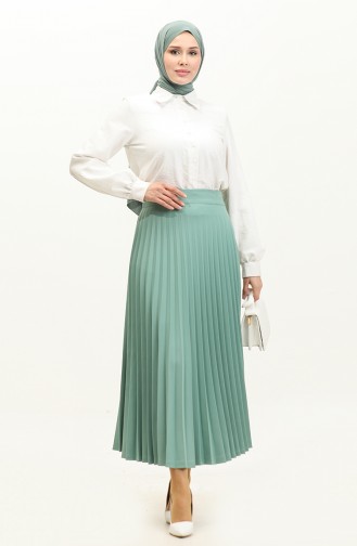 Pleated Skirt 2249-06 water Green 2249-06