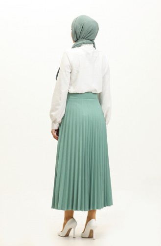 Pleated Skirt 2249-06 water Green 2249-06