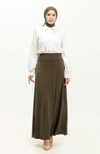 Sandy Pleated Skirt 3002A-12 Light Khaki 3002A-12