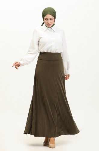 Sandy Pleated Skirt 3002A-12 Light Khaki 3002A-12