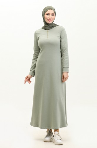 Zippered Dress 2144-03 Green 2144-03