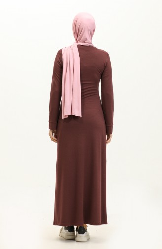 Zippered Dress 2144-05 Plum 2144-05