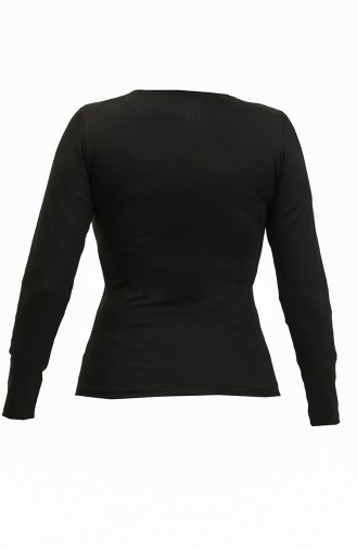 Long Sleeve Viscose Body 0084-01 Black 0084-01