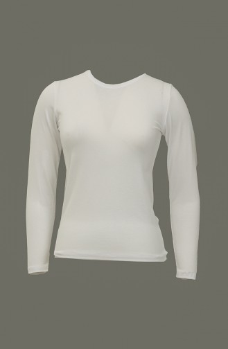 Long Sleeve Viscose Body 0084-02 white 0084-02