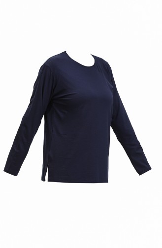 Viscose Long Sleeve Body 0176-01 Navy Blue 0176-01