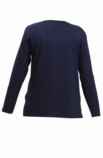 Viscose Long Sleeve Body 0176-01 Navy Blue 0176-01