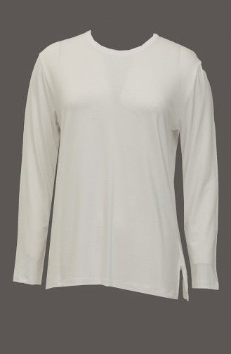 Viscose Long Sleeve Body 0176-03 White 0176-03