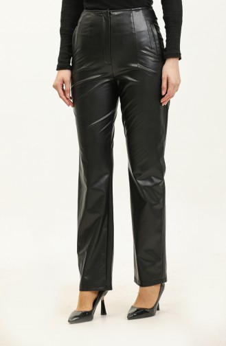 Leather Trousers Black 3144 439
