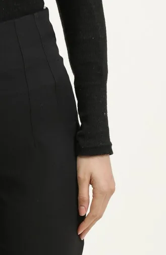 Pantalon En Tissu Noir 3141 569