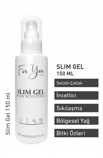 Slim Gel Slimming Firming Firming Anti-Stretch Mark And Cellulite Cream 150 Ml Horsehair Brush 8683498001023
