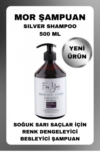 For You Gold Silver Purple Shampooing Anti-Orange Purple Silver Shampooing 8683930641547